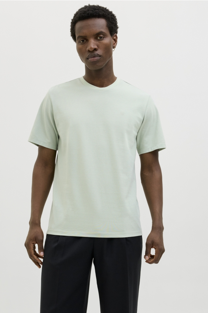 JPRBLUHUG SS TEE 12279210 AQUA GRAY